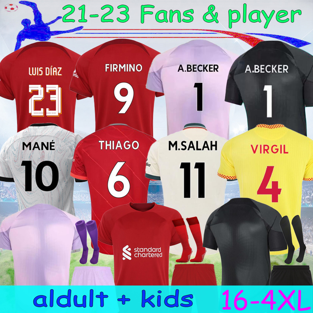 21 22 23 SALAH FIRMINO LiverP00L Soccer Jerseys THIAGO Luis DIaz LVP Football Shirt 2022 VIRGIL Diogo Jota MANE KEITA JONES Thailand quality Adults and kids 16-4XL, 22-23 gk black fans
21 22 23 SALAH FIRMINO LiverP00L Soccer Jerseys THIAGO Luis DIaz LVP Football Shirt 2022 VIRGIL Diogo Jota MANE KEITA JONES Thailand quality Adults and kids 16-4XL, 22-23 gk black fans