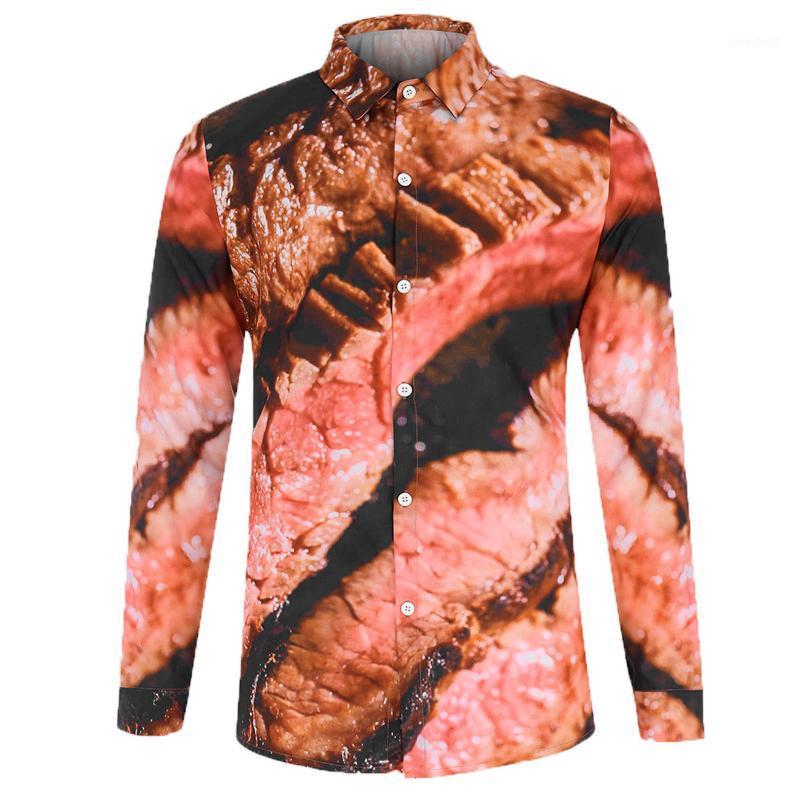 Hawaiian Print Men's Shirts Summer Button Up For Men Streetwear Casual Long Sleeve Beach Blouse Top Chemise Homme, Brown
Hawaiian Print Men's Shirts Summer Button Up For Men Streetwear Casual Long Sleeve Beach Blouse Top Chemise Homme, Brown