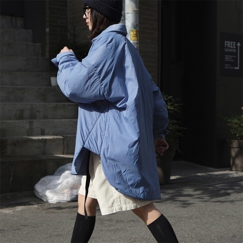 Shirt Collar Cotton-padded Jacket Women Winter Outerwear Coats Female Long Casual Warm Down padded coat woman jacket Parka 201127, Blue
Shirt Collar Cotton-padded Jacket Women Winter Outerwear Coats Female Long Casual Warm Down padded coat woman jacket Parka 201127, Blue