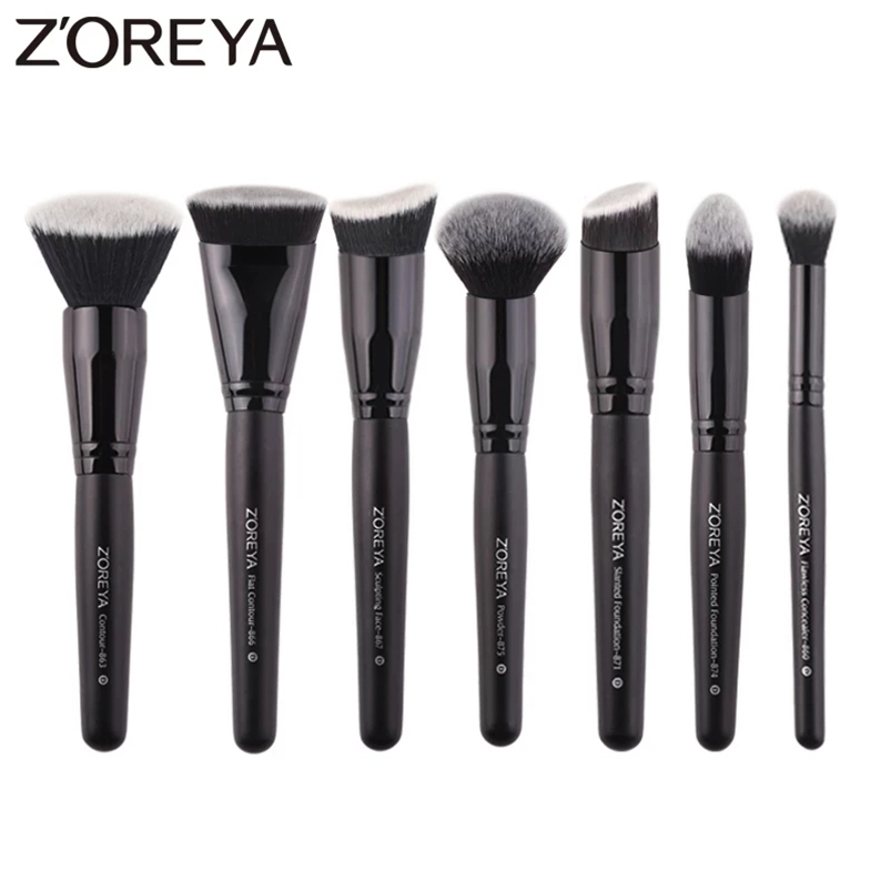 ZOREYA Black Makeup Brushes Set Eye Face Cosmetic Foundation Powder Blush Eyeshadow Kabuki Blending Make up Brush Beauty Tool 220613
ZOREYA Black Makeup Brushes Set Eye Face Cosmetic Foundation Powder Blush Eyeshadow Kabuki Blending Make up Brush Beauty Tool 220613