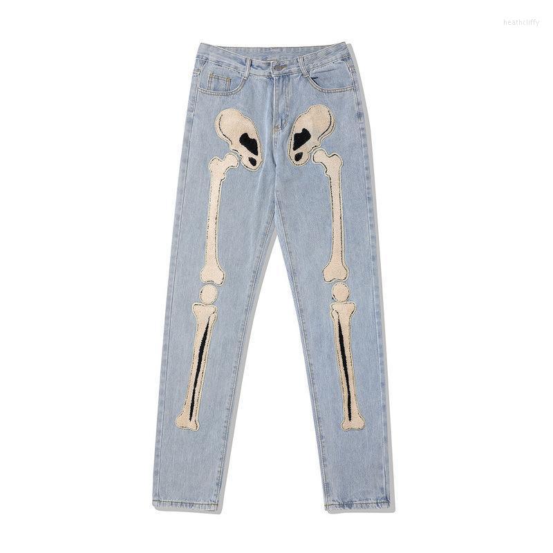 Men's Jeans Vouge Bone Towel Embroidery Punk Retro Straight Men Pants Casual Vintage Streetwear Denim Trousers Pantalones HombreMen's Heat22, Black
Men's Jeans Vouge Bone Towel Embroidery Punk Retro Straight Men Pants Casual Vintage Streetwear Denim Trousers Pantalones HombreMen's Heat22, Black