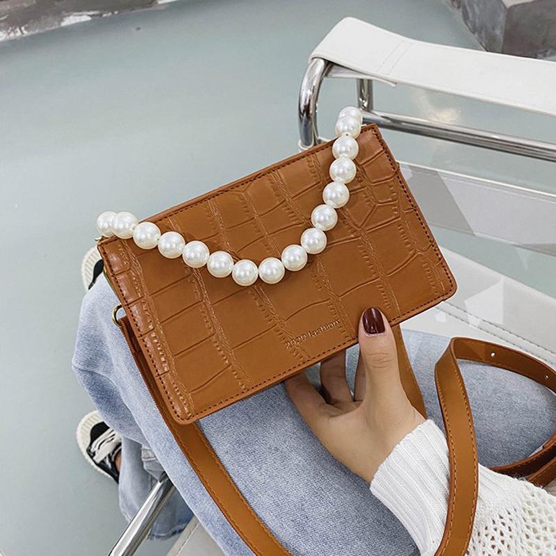 Shoulder Bags Pearl Handle Small PU Leather Crossbody For Women 2022 Elegant Solid Color Handbags Female Travel TotesShoulder, Black
Shoulder Bags Pearl Handle Small PU Leather Crossbody For Women 2022 Elegant Solid Color Handbags Female Travel TotesShoulder, Black