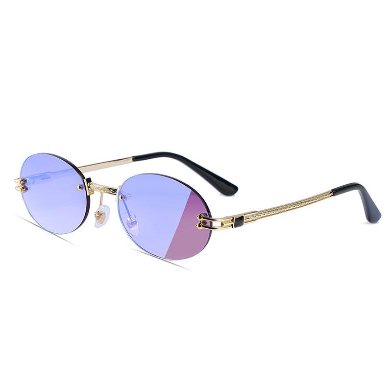 Sunglasses Retro Round Rimless Mirror Lens Women Men Gold Frame Male Small Vintage Sun Glasses Colorful Eyeware UV400Sunglasses
Sunglasses Retro Round Rimless Mirror Lens Women Men Gold Frame Male Small Vintage Sun Glasses Colorful Eyeware UV400Sunglasses