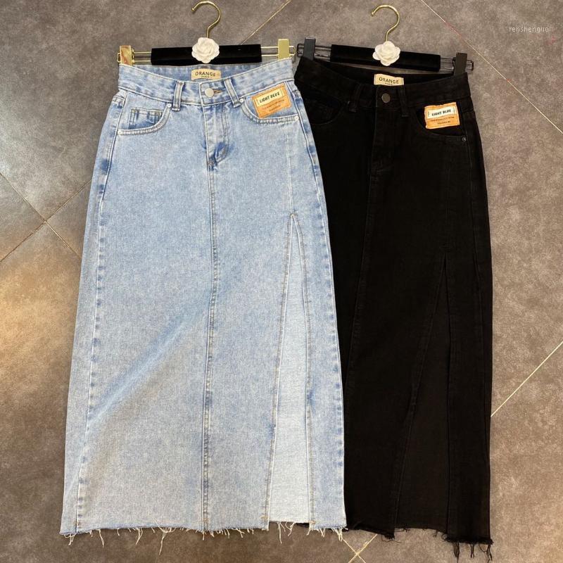 Plus Size 5XL!2022 Summer Split Denim Skirt Women High Waist Ccasual A-line Skirts, Black
Plus Size 5XL!2022 Summer Split Denim Skirt Women High Waist Ccasual A-line Skirts, Black