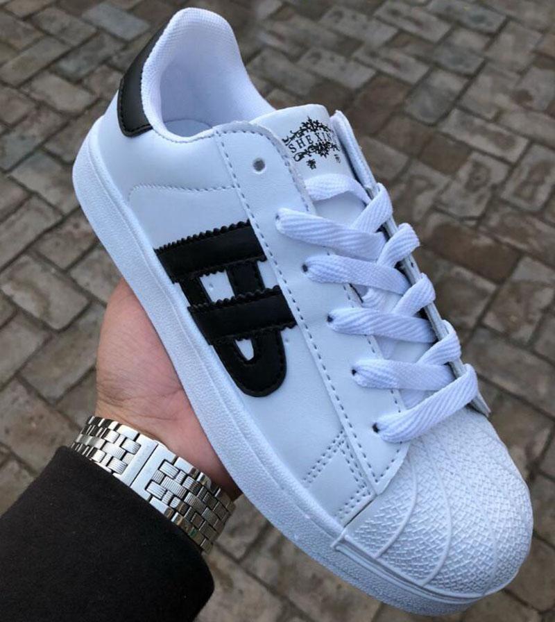 HOT! Men & Women Shoes Flat bottom plate Shell head casual couple shoes -44, Photo 4