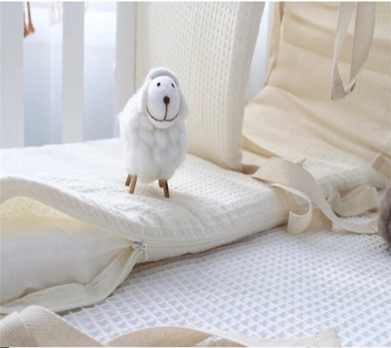 200CM Baby Bed Thicken Bumper Crib Around Cushion Cot Washable Anti-collision Protector Pillows borns Room Decor 220209