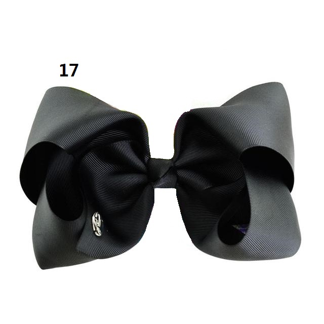 30Pcs Girls Toddler Infants 8 Inch Bows Solid Color Hair Clips Grosgrain Ribbon Kids Teens Children Large Bow Alligator Barrettes hair Accessories