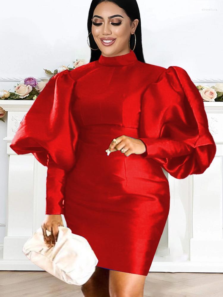 Plus Size Dresses Red Long Lantern Sleeve Women Bodycon Sexy Mini Gowns Package Hip Elegant Ladies Evening Party Event Dress Elro22
Plus Size Dresses Red Long Lantern Sleeve Women Bodycon Sexy Mini Gowns Package Hip Elegant Ladies Evening Party Event Dress Elro22