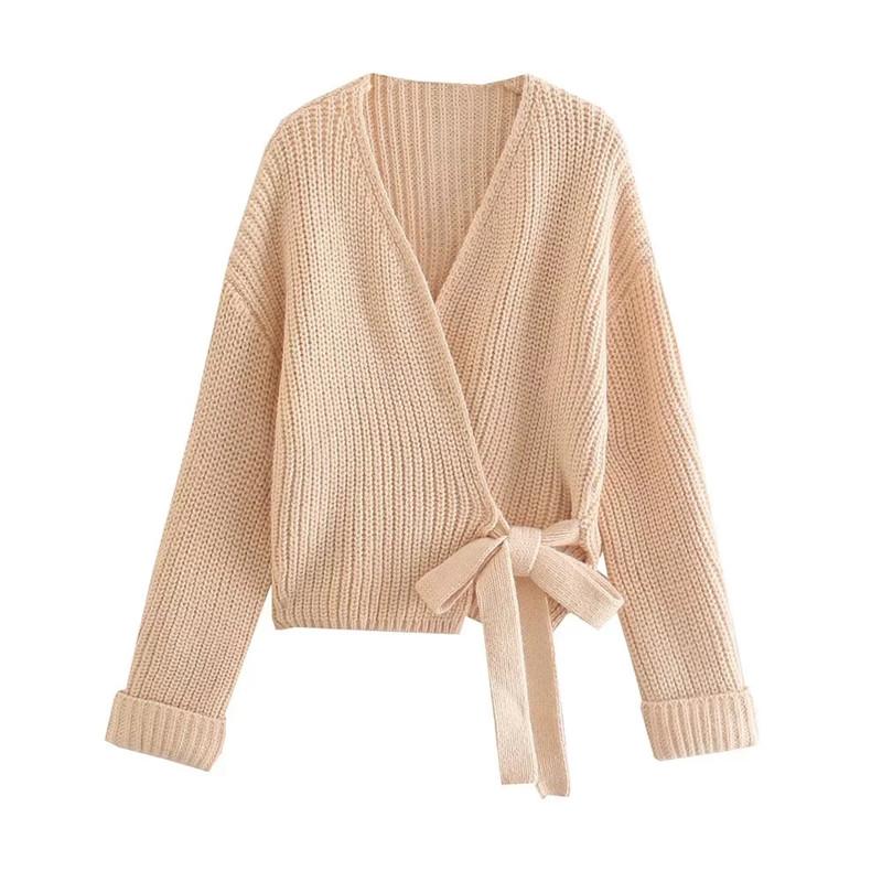 Women's Knits & Tees 2022 Knitted Cardigan Women Long Sleeve Cropped Sweater Cardigans Woman Crossover Tied Wrap Pink Female, White
Women's Knits & Tees 2022 Knitted Cardigan Women Long Sleeve Cropped Sweater Cardigans Woman Crossover Tied Wrap Pink Female, White