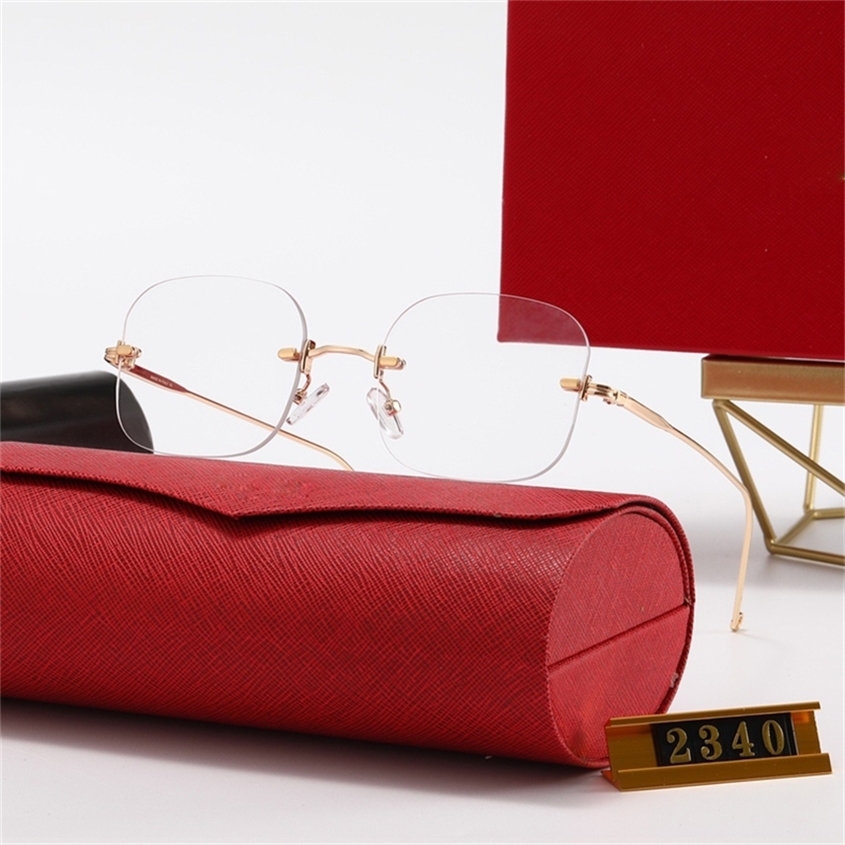 Fascinating and cool unique rimless style rivet sunglasses with retro female male designer Oculos De Sol