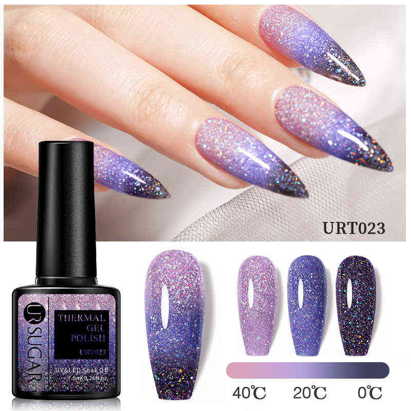 NXY Nail Gel 7 5ml Thermal Polish Temperature Color Changing Glitter Sequins Soak Off Uv Led Varnish Art Laquers 0328