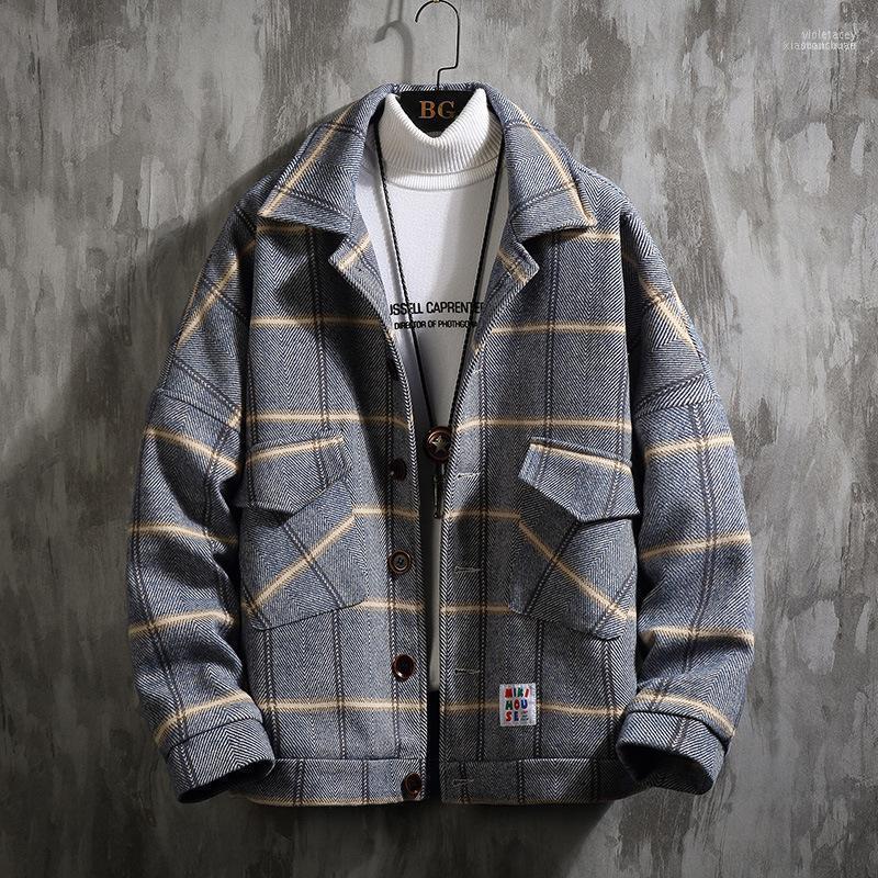 Men's Wool & Blends Fashion Winter Plaid Jacket Men Coat Casual Slim Turn Down Collar Trench1 Viol22, Gray
Men's Wool & Blends Fashion Winter Plaid Jacket Men Coat Casual Slim Turn Down Collar Trench1 Viol22, Gray