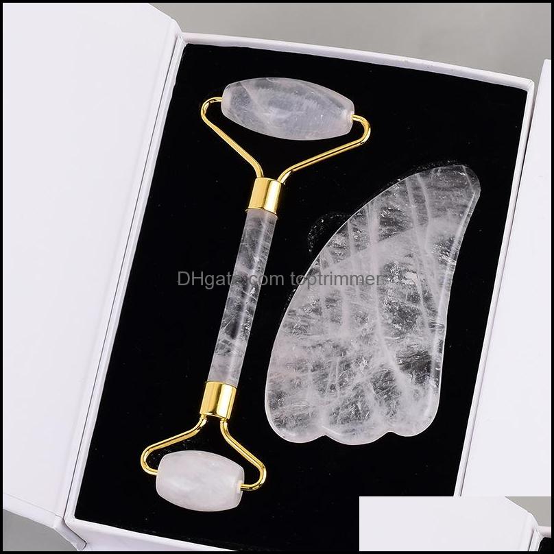 Jade Facial Masr Tool Noiseless Rock Quartz Stone Mas Roller For Face Eye Neck Lifting Double Head With Drop Delivery 2021 Stones Rocks He
Jade Facial Masr Tool Noiseless Rock Quartz Stone Mas Roller For Face Eye Neck Lifting Double Head With Drop Delivery 2021 Stones Rocks He