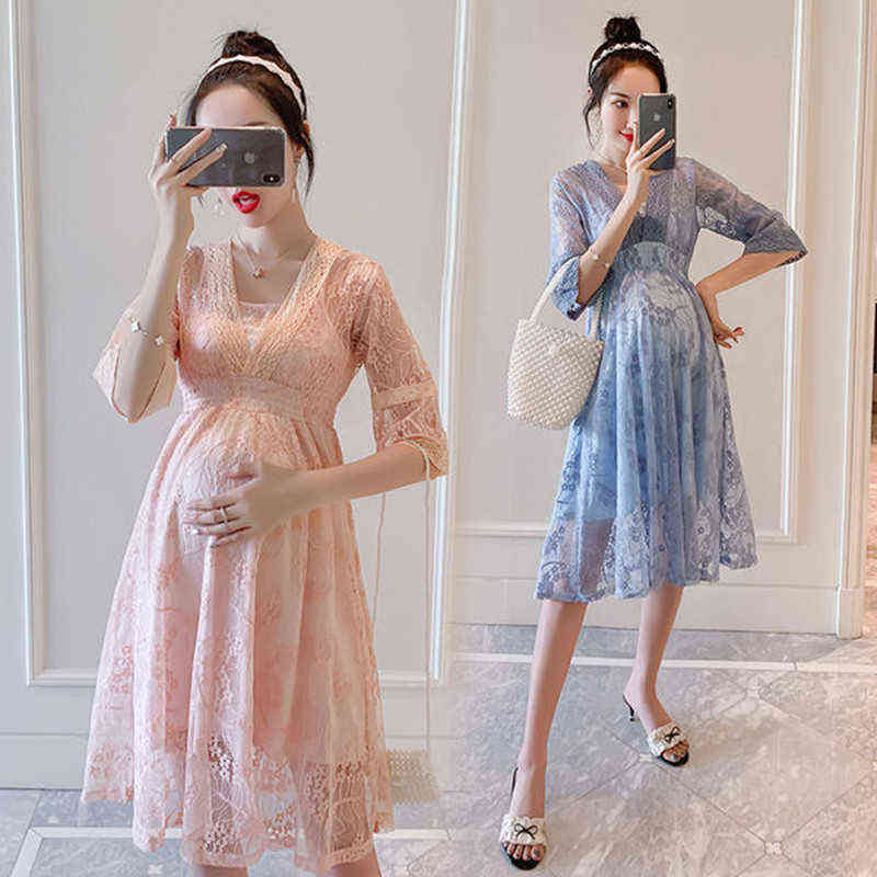 Maternity Dresses Summer Clothes For Pregnant Women Print Lace V-Neck Knee-Length A-Line Pregnancy Vestidos 2022 New Sukienka G220418, White
Maternity Dresses Summer Clothes For Pregnant Women Print Lace V-Neck Knee-Length A-Line Pregnancy Vestidos 2022 New Sukienka G220418, White