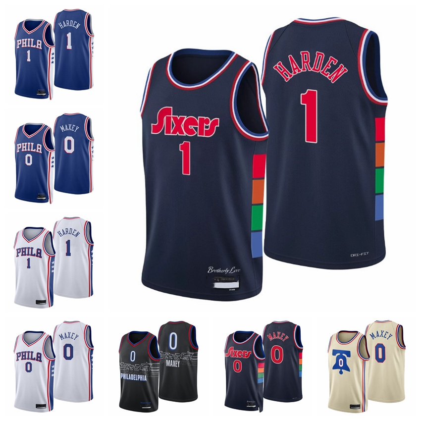 Philadelphia''76ers''Men James Harden #1 Tyrese Maxey 0 75th Anniversary City Navy Blue Red White Swingman Basketball Jersey
Philadelphia''76ers''Men James Harden #1 Tyrese Maxey 0 75th Anniversary City Navy Blue Red White Swingman Basketball Jersey