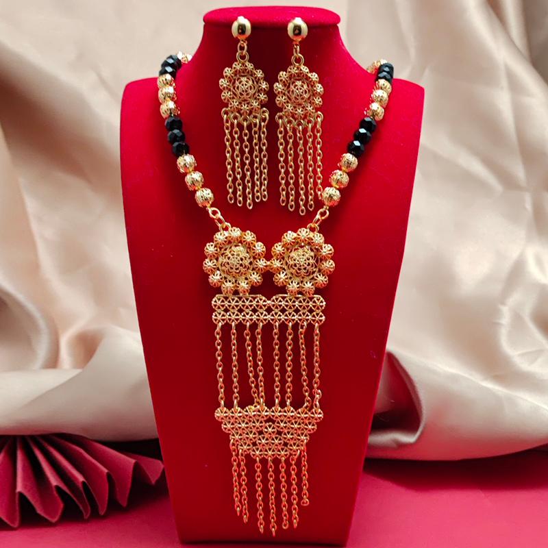 Earrings & Necklace African 24k Dubai Gold Color Jewelry Sets For Women Bridal Wedding Wife Gifts Gem Bracelet Ring Jewellery SetEarrings, As pic
Earrings & Necklace African 24k Dubai Gold Color Jewelry Sets For Women Bridal Wedding Wife Gifts Gem Bracelet Ring Jewellery SetEarrings, As pic