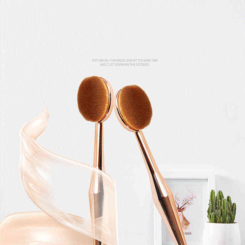 NXY Makeup Brushes 2 Pcs Toothbrush the New Mermaid Foundation Oval One Set High End 0406
NXY Makeup Brushes 2 Pcs Toothbrush the New Mermaid Foundation Oval One Set High End 0406
