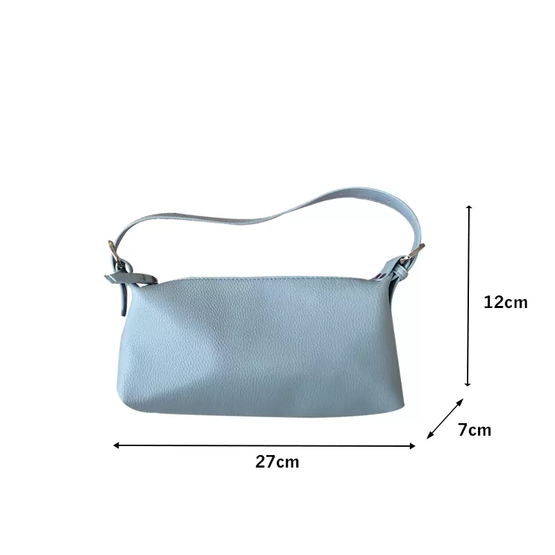 2021 Womens Rectangle Underarm Single Shoulder Bags Solid Casual Handbags Soft Leather Casual Fashion Cellphone Bags And Purse