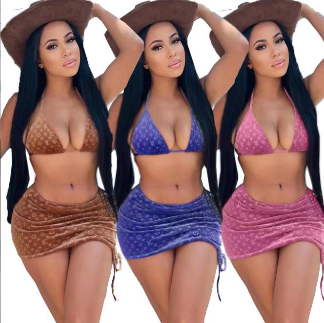 Letter Designer Bikini Set Two-pieces Swimsuit Woman Bodysuit High Waist Swimwear Push Up Bathing Suit Bare Neck Hung Back Girl Summer Clothes, Brown
Letter Designer Bikini Set Two-pieces Swimsuit Woman Bodysuit High Waist Swimwear Push Up Bathing Suit Bare Neck Hung Back Girl Summer Clothes, Brown