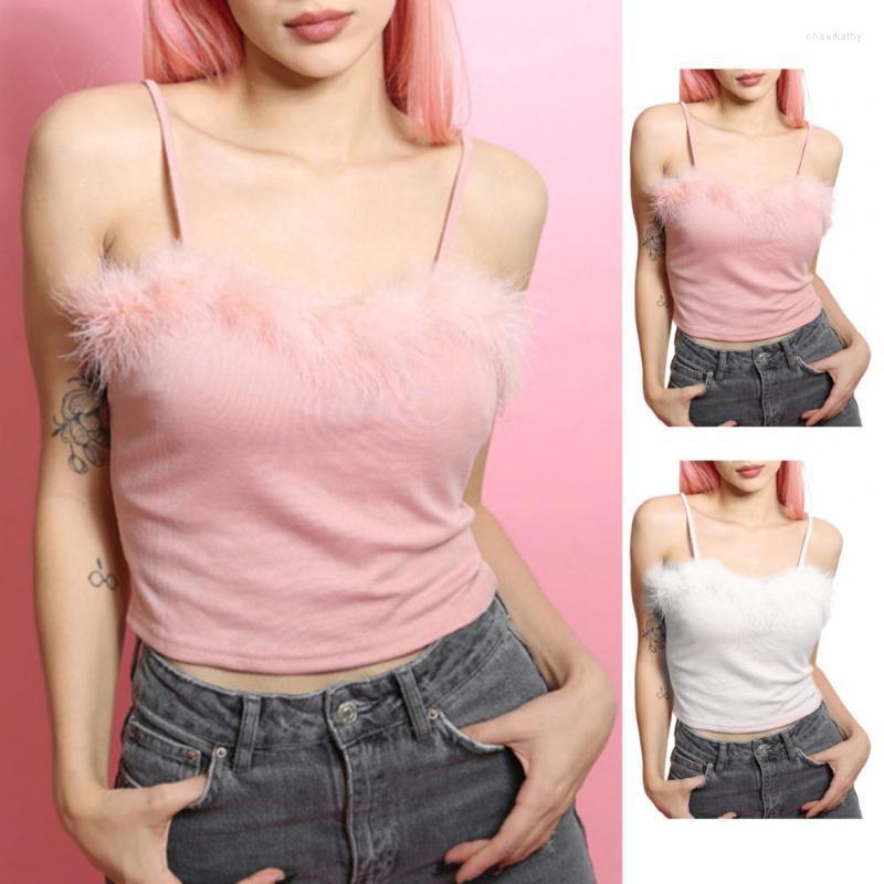 Women' Blouses & Shirts Comfy Trendy Summer Simple Spaghetti Straps Vest Soft Texture Crop Top Stretchy For Daily WearWomen' Chee22, Pink
Women' Blouses & Shirts Comfy Trendy Summer Simple Spaghetti Straps Vest Soft Texture Crop Top Stretchy For Daily WearWomen' Chee22, Pink