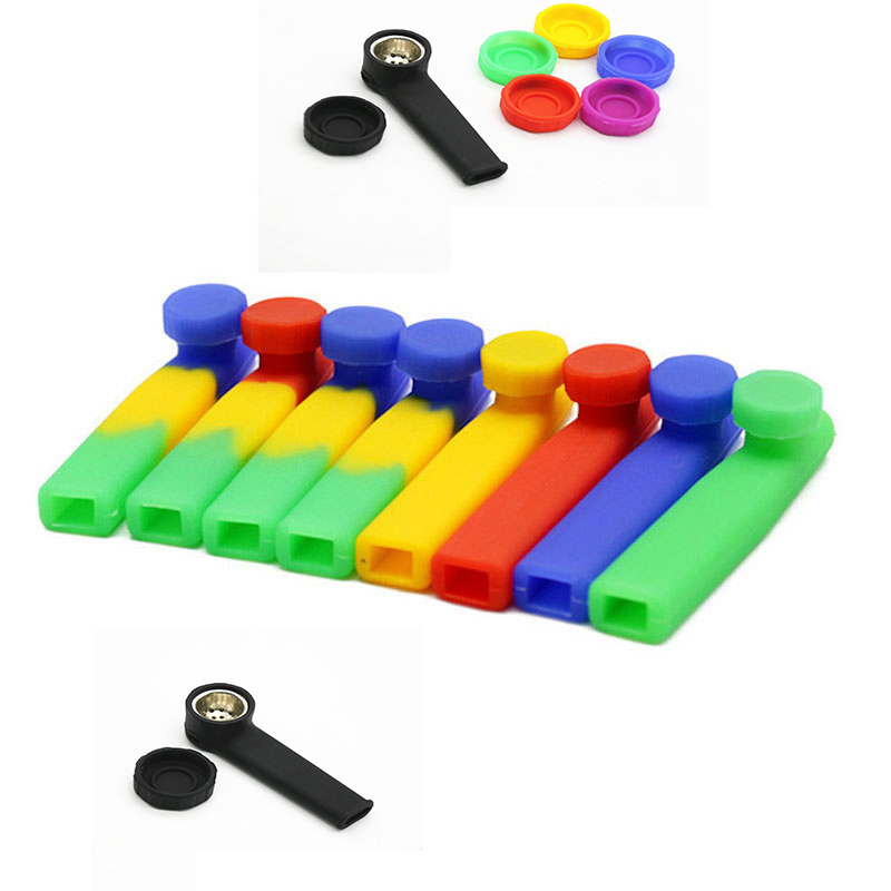 Wholesale colorful smoking tobacco pipe Colorful Food-grade Durable dry herb pipes with metal bowl
Wholesale colorful smoking tobacco pipe Colorful Food-grade Durable dry herb pipes with metal bowl