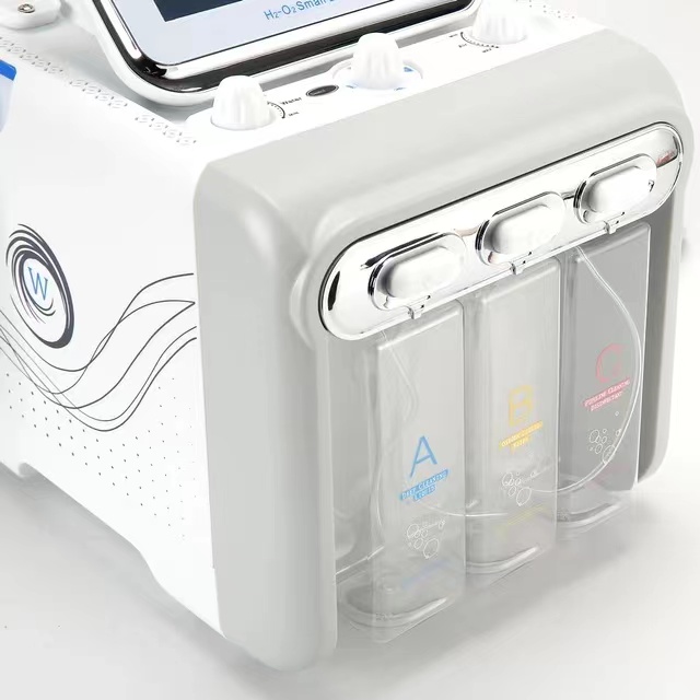 7 in 1 bio rf hammer hydro microdermabrasion water dermabrasion spa facial skin pore cleaning machine