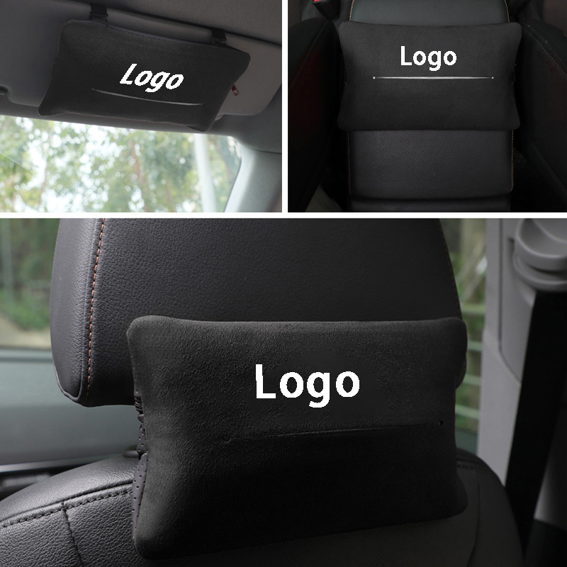 Car Tissue Box Sun Visor Seat Decorative Cover Tissue Storage Bag For Tesla Model 3 Y S X Roadster Interior Supplies Accessories