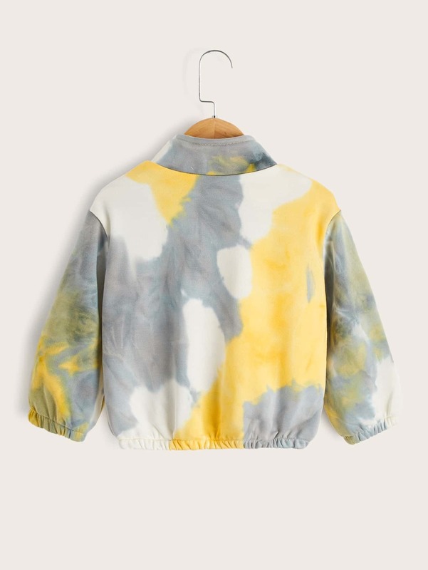 Toddler Boys Tie Dye Flap Pocket Jacket SHE