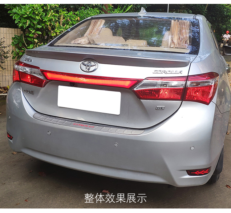 LED Rear Bumper Lights For Toyota Corolla 2014-19 Altis Running Lights Brake Stream Turn Signal Lamp Automotive Accessories