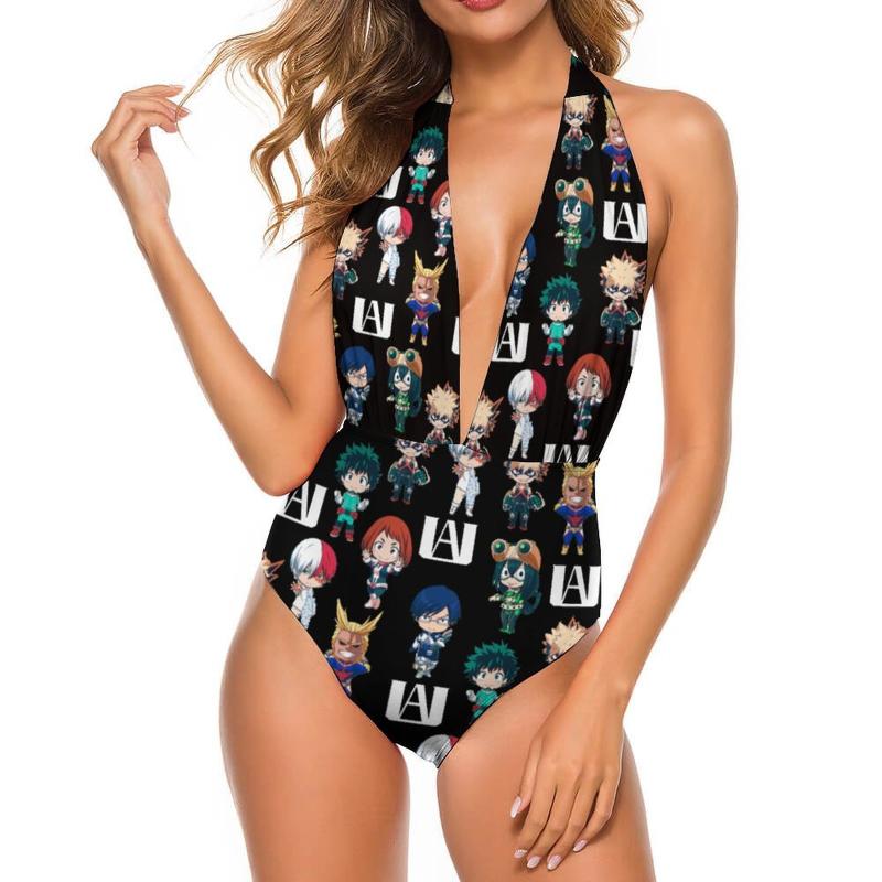 Women' Swimwear My Hero Academia Backless Sexy Swimsuit Women High Waist Bathing Suit For Bath Beach Anime MHA Girl Swimming Bodysuit
Women' Swimwear My Hero Academia Backless Sexy Swimsuit Women High Waist Bathing Suit For Bath Beach Anime MHA Girl Swimming Bodysuit