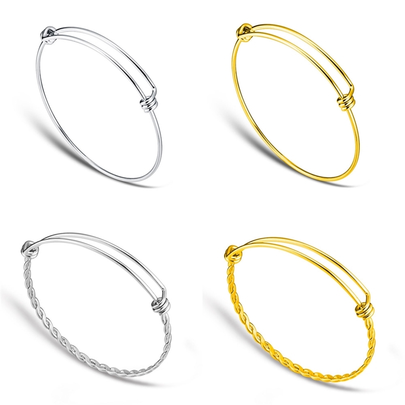20pcslot 100% Stainless Steel DIY Charm Bangle 5065mm Jewelry Finding Expandable Adjustable Wire Bangles Bracelet Wholesale 220716
20pcslot 100% Stainless Steel DIY Charm Bangle 5065mm Jewelry Finding Expandable Adjustable Wire Bangles Bracelet Wholesale 220716