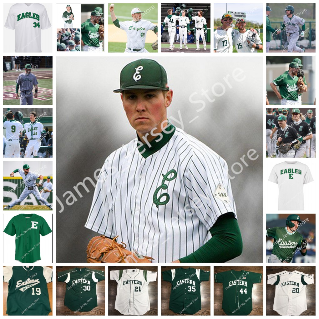 Eastern Michigan Eagles EMU Stitched College Baseball Jersey 8 ELI GORA 9 TYLER HELGESON 10 BRENDAN ALVORD 14 DOM ANDERSON JARED KAUFFMAN JAD OESTRIKE TAYLOR HOPKINS
Eastern Michigan Eagles EMU Stitched College Baseball Jersey 8 ELI GORA 9 TYLER HELGESON 10 BRENDAN ALVORD 14 DOM ANDERSON JARED KAUFFMAN JAD OESTRIKE TAYLOR HOPKINS