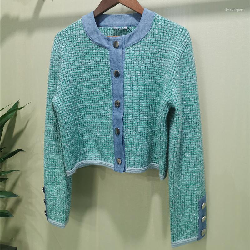 Women' Knits & Tees Spring 2022 Women' Sweater Round Neck Metal Button Fashion Patchwork CardiganWomen' Time22, Sw19878
Women' Knits & Tees Spring 2022 Women' Sweater Round Neck Metal Button Fashion Patchwork CardiganWomen' Time22, Sw19878