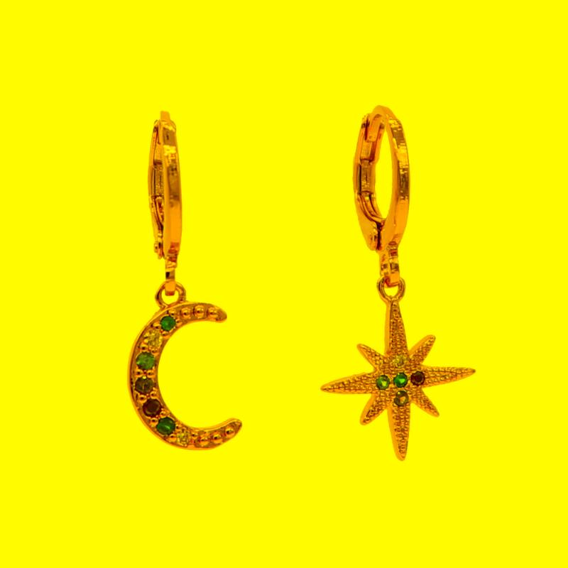 Dangle & Chandelier Gold Filled Rainbow Colorful Cz Earring For Women Mother's Day Gift Moon Star Northstar Shape Gorgeous Trendy Jewelr 
Dangle & Chandelier Gold Filled Rainbow Colorful Cz Earring For Women Mother's Day Gift Moon Star Northstar Shape Gorgeous Trendy Jewelr