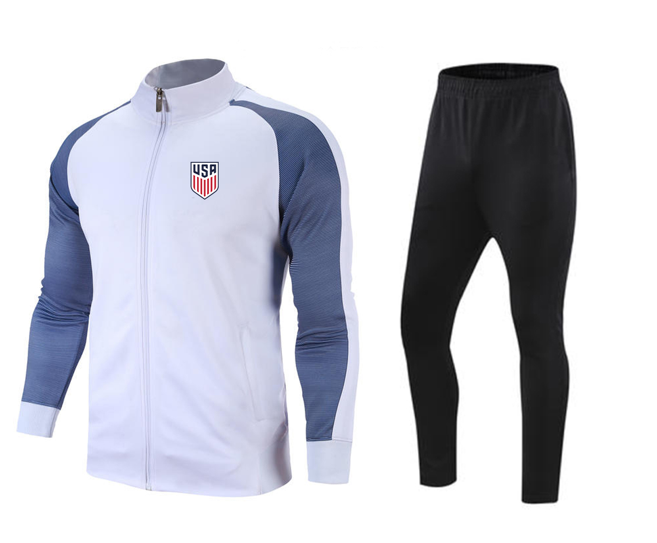 22 United States men's national soccer team adult Soccer tracksuit jacket men Football training suit Kids Running Outdoor Sets Home Kits Logo customize, Mid blue
22 United States men's national soccer team adult Soccer tracksuit jacket men Football training suit Kids Running Outdoor Sets Home Kits Logo customize, Mid blue