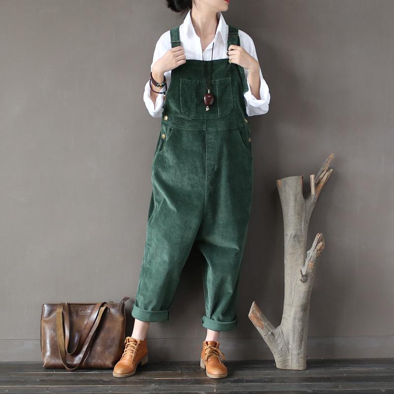 Women's Jumpsuits & Rompers Wide Leg Corduroy Bib Pants Large Size Original Women Vintage Loose Strap Thick Warm Hanging Crotch RompersWomen, Green
Women's Jumpsuits & Rompers Wide Leg Corduroy Bib Pants Large Size Original Women Vintage Loose Strap Thick Warm Hanging Crotch RompersWomen, Green