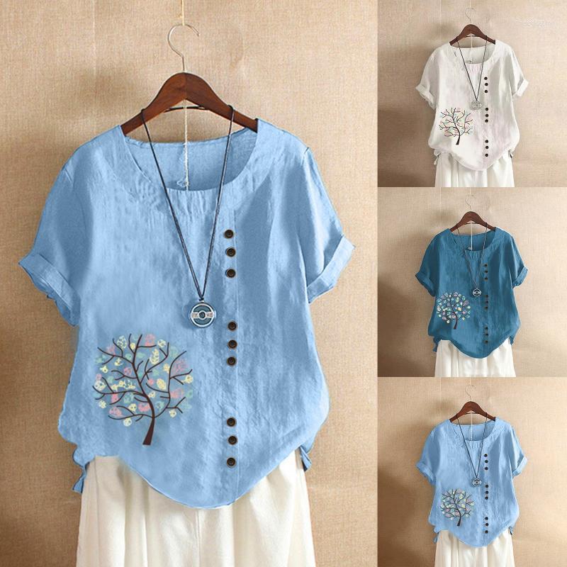 Women' Blouses & Shirts Womens Button Up Women Cotton Linen T Shirt Top Casual Print Short Sleeve Solid Long WomenWomen' Chee22, Blue
Women' Blouses & Shirts Womens Button Up Women Cotton Linen T Shirt Top Casual Print Short Sleeve Solid Long WomenWomen' Chee22, Blue