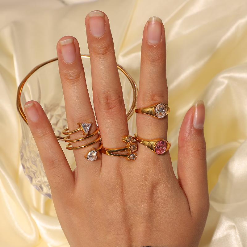 Wedding Rings Zircon 18k Gold Stainless Steel Ring Anillos Mujer Jewelry Aesthetic Bague Femme Ringen Vikings Accessories Fidget 2022Wedding
Wedding Rings Zircon 18k Gold Stainless Steel Ring Anillos Mujer Jewelry Aesthetic Bague Femme Ringen Vikings Accessories Fidget 2022Wedding
