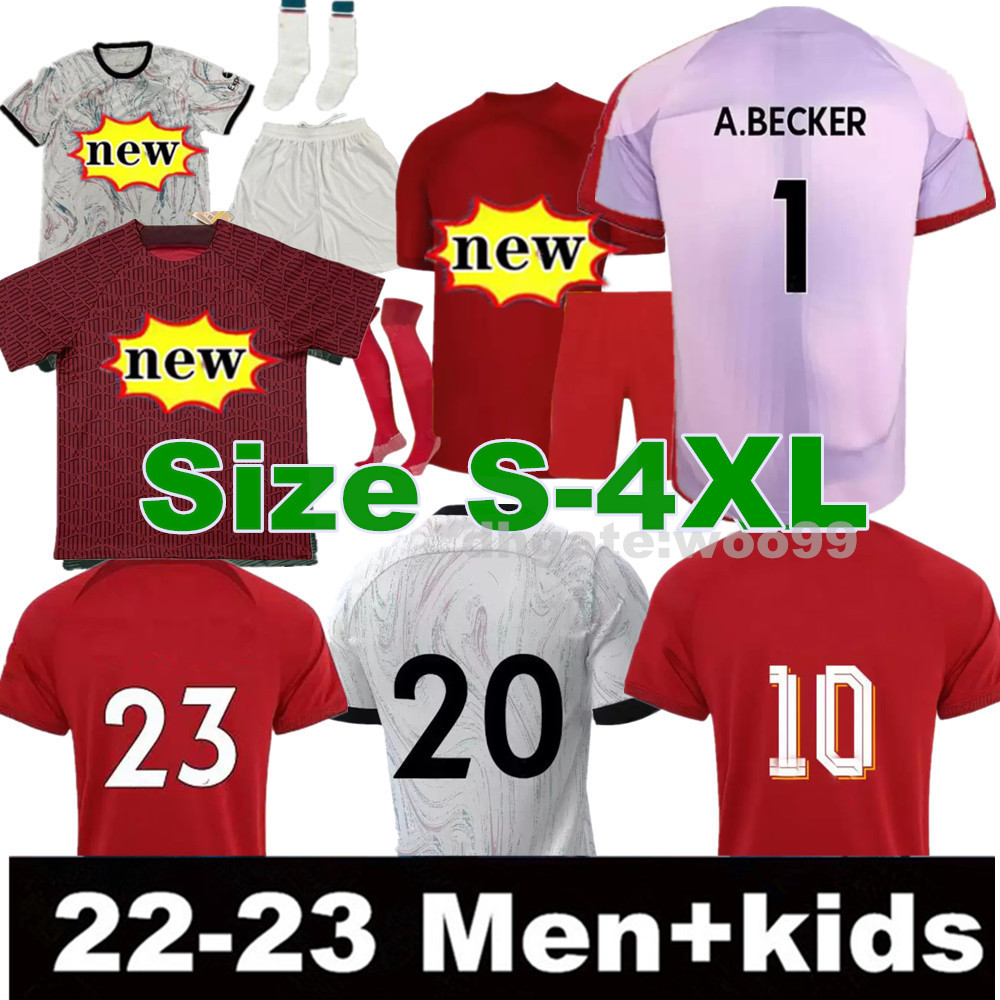 2022 2023 SIZE 3XL 4XL Luis DIaz ALEXANDER ARNOLD soccer jerseys 22 23 DIOGO Fabinho Jones A.BECKER ROBERTSON Men football shirts training wear child suit
2022 2023 SIZE 3XL 4XL Luis DIaz ALEXANDER ARNOLD soccer jerseys 22 23 DIOGO Fabinho Jones A.BECKER ROBERTSON Men football shirts training wear child suit