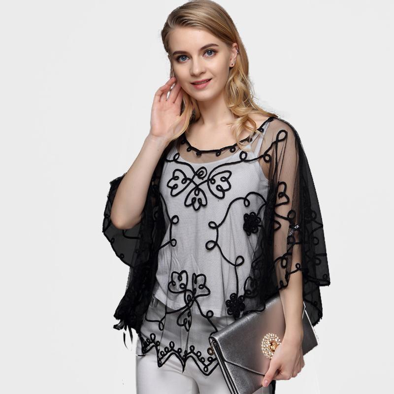 Women's Jackets Sheer Floral Lace Tops 2022 Summer Batwing Sleeve Holiday Shawl Skirt Bikini Blouse Embroidery Sexy Pullover Cardigan M521, Black
Women's Jackets Sheer Floral Lace Tops 2022 Summer Batwing Sleeve Holiday Shawl Skirt Bikini Blouse Embroidery Sexy Pullover Cardigan M521, Black