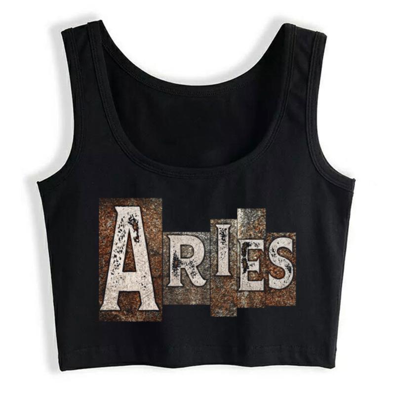 Women' Tanks & Camis Crop Top Aries Zodiac 90s Style Horoscope Humor Harajuku Custom Womens Tops Blusas Mujer De Moda 2022 Verano Gym Tank, Black
Women' Tanks & Camis Crop Top Aries Zodiac 90s Style Horoscope Humor Harajuku Custom Womens Tops Blusas Mujer De Moda 2022 Verano Gym Tank, Black