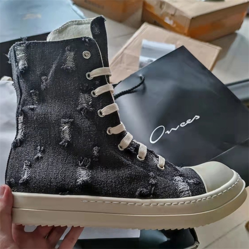 Rick Mens Sneakers Owens Mens Casual Shoes Womens Sneakers Ripped Denim Women Shoe Men Shoe Womens Boots 220815, Style 3 black
Rick Mens Sneakers Owens Mens Casual Shoes Womens Sneakers Ripped Denim Women Shoe Men Shoe Womens Boots 220815, Style 3 black