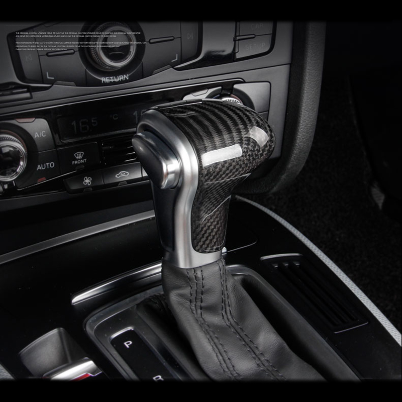 Carbon Fiber Car Gear Shift Knob Cover Gear Lever Cover LHD for Audi A4 B8 A5 S5 S6 S7 A6 C7 A7 Q2 Q5 Q7 Accessories Car Styling
Carbon Fiber Car Gear Shift Knob Cover Gear Lever Cover LHD for Audi A4 B8 A5 S5 S6 S7 A6 C7 A7 Q2 Q5 Q7 Accessories Car Styling