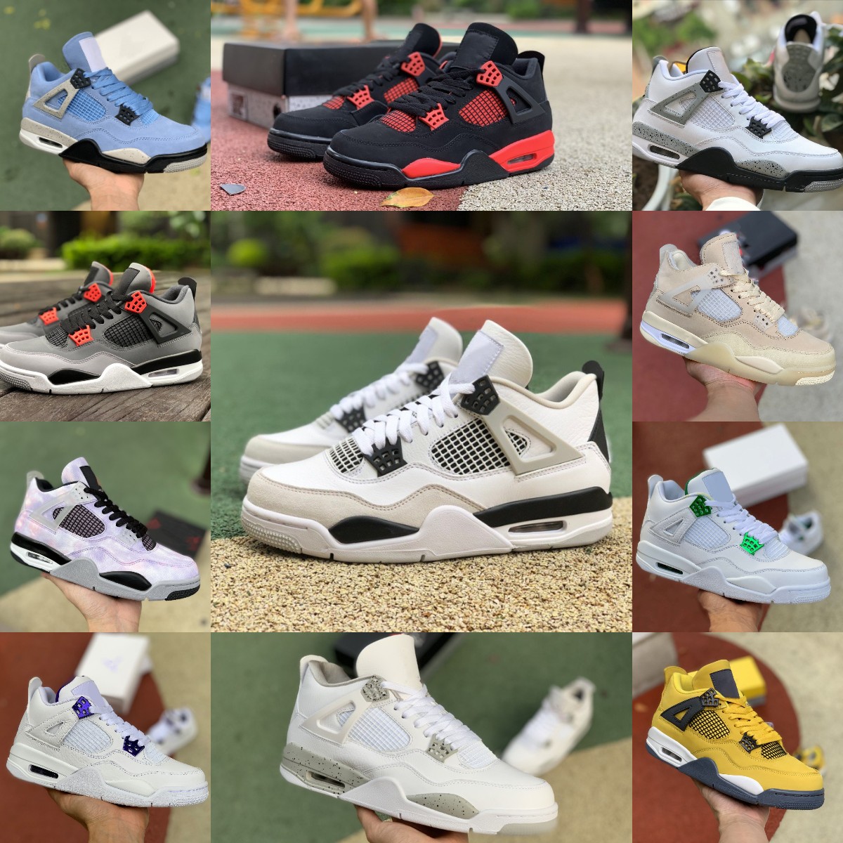Designers Midnight Navy 4 4s Mens Basketball Shoes Jumpman Black Cement Military University Blue Red Thunder Cat Cream Sail White Oreo Lightning Trainer Sneakers S6, Please contact us
Designers Midnight Navy 4 4s Mens Basketball Shoes Jumpman Black Cement Military University Blue Red Thunder Cat Cream Sail White Oreo Lightning Trainer Sneakers S6, Please contact us