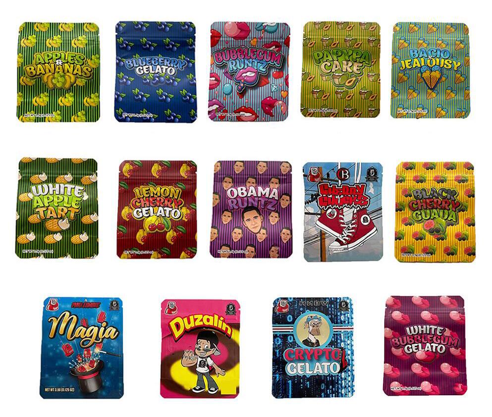 Backpack boyz 3.5g bags stand up pouch white Gelato BB edible packaging mylar hologram stickers
Backpack boyz 3.5g bags stand up pouch white Gelato BB edible packaging mylar hologram stickers