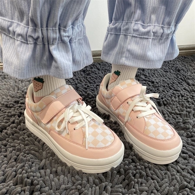 JK Sneakers Platform Sepatu Olahraga Wanita Cincin Musim Gugur Mode Baru Kasual Kisi Basket Tenis Bagian Bawah Tebal 220611, Pink
JK Sneakers Platform Sepatu Olahraga Wanita Cincin Musim Gugur Mode Baru Kasual Kisi Basket Tenis Bagian Bawah Tebal 220611, Pink