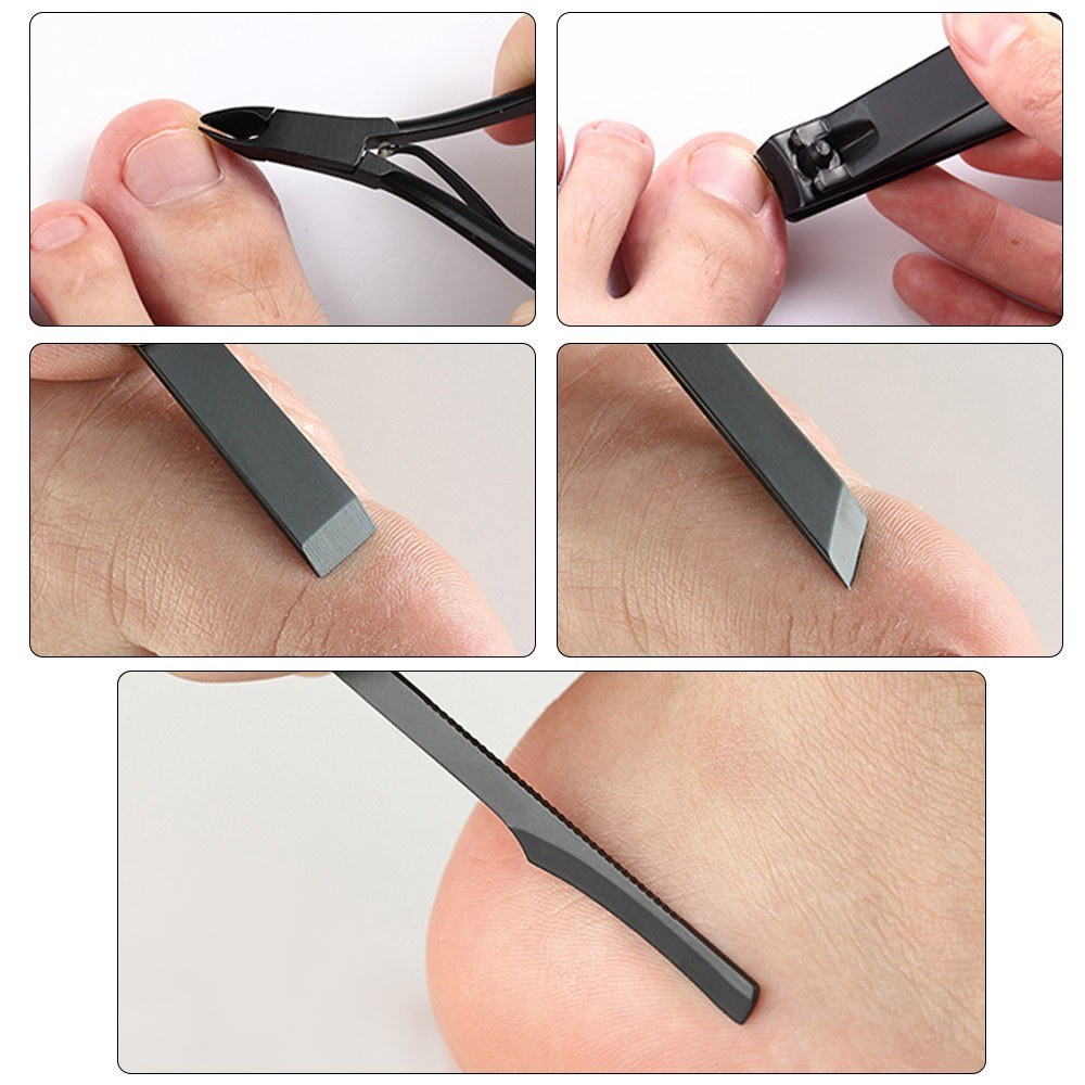 24Pcs/set Manicure Pedicure Set Nail Clipper Eyebrow Tweezer Scissor StainlessSteel Cutter Trimmer Cuticle Pusher Dead Skin Nipper Remover Nails Tool
