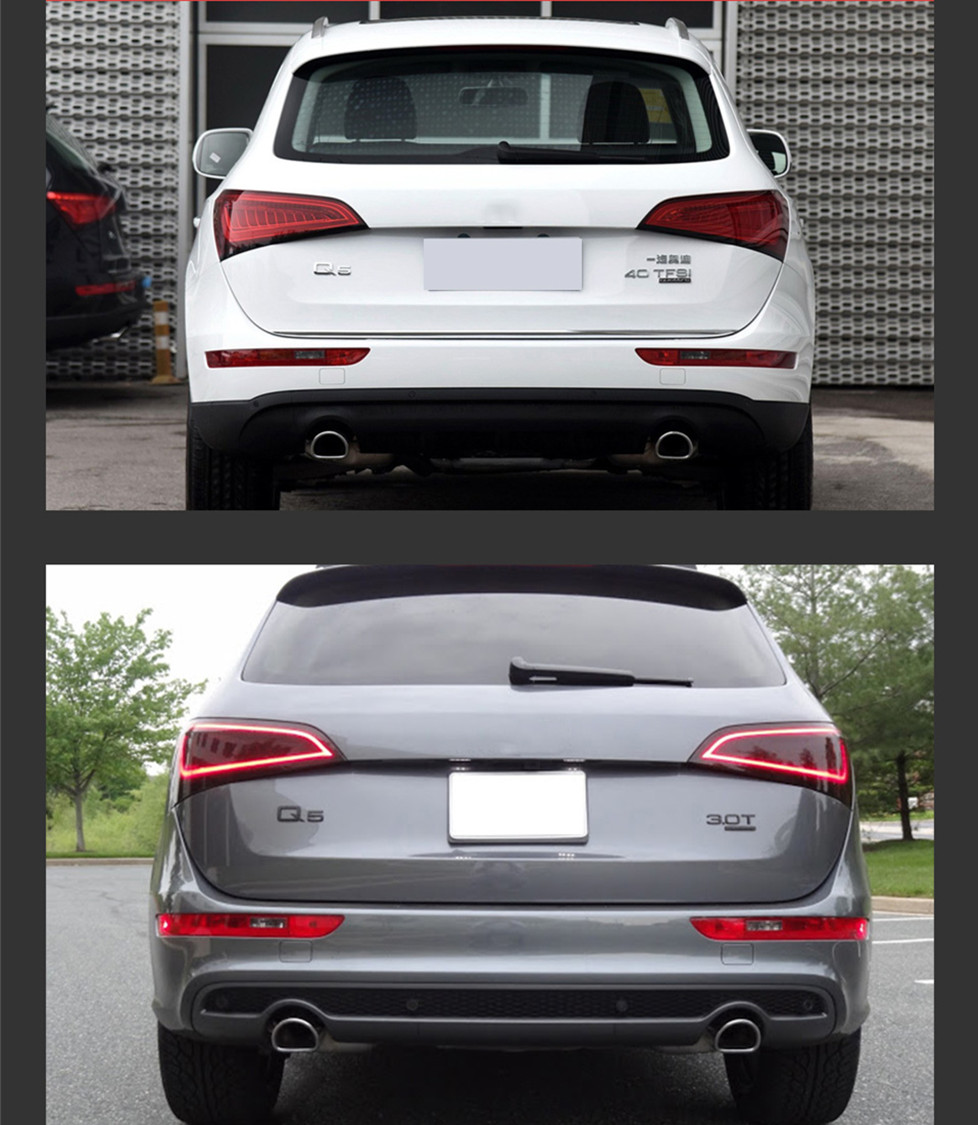 Car Styling Tail Lights For Q5 Q5L 20 08-20 18 Q7 Type Rear Lamp LED DRL Running Signal Brake Reversing Parking Light