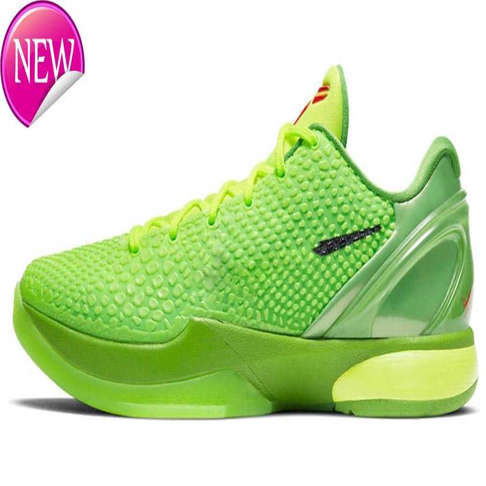 2022 Release Authentic Christmas 6 Protro Grinch Shoes Mamba Green Apple/volt-crimson-black Man Outdoor Sports Sneakers with Origi297k, 13
2022 Release Authentic Christmas 6 Protro Grinch Shoes Mamba Green Apple/volt-crimson-black Man Outdoor Sports Sneakers with Origi297k, 13
