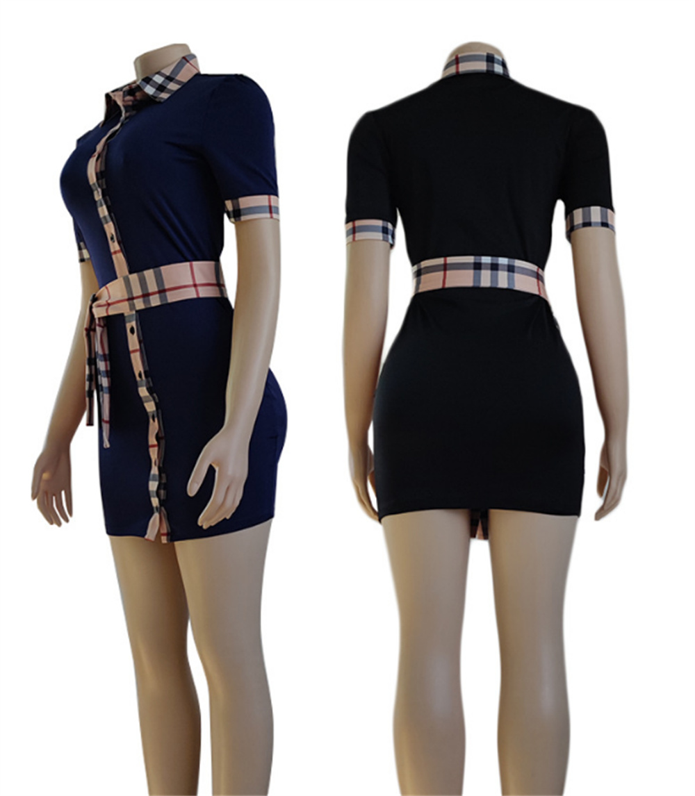 Women Casual Dresses Women Elegant Plaid Print Buttons Irregular Party Dress Office Lady Turn-Down Collar Shirt Loose Mini Vestido Vintage Long-skirt Blouse, Black
Women Casual Dresses Women Elegant Plaid Print Buttons Irregular Party Dress Office Lady Turn-Down Collar Shirt Loose Mini Vestido Vintage Long-skirt Blouse, Black